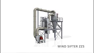 Wind Sifter ZZS -Windsichter ZZS - Wood Chips - TRENNSO-TECHNIK